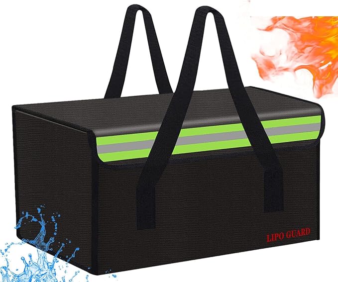 Lipo Battery Safe Bag Large Capatity Fireproof Bag by Unknown