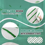 Tioncy 10 Pcs 17 Inches Synthetic Carpet Bonnet Scrubber Brush Carpet Bonnets - Image 3