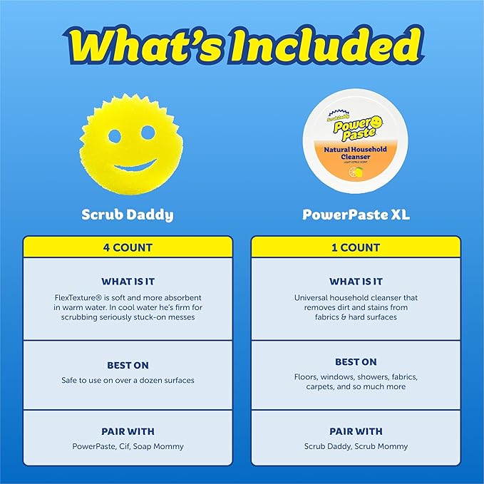 Scrub Daddy Sponges & PowerPaste XL Value Pack - Image 2