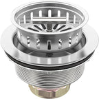BOTEMY B9171 Kitchen Sink Drain 3 1/2 Inch Kitchen Sink Drain Strainer Assmebly by BOTEMY
