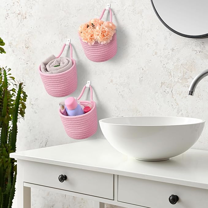 Fabric Wall Hanging Baskets - Image 8
