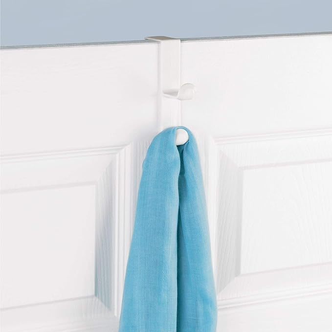 iDesign Over The Door Plastic Dual Hook Hanger - Image 2