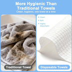 200 Count Disposable Face Towels – Value Pack Extra Thick Biodegradable Facial - Image 7