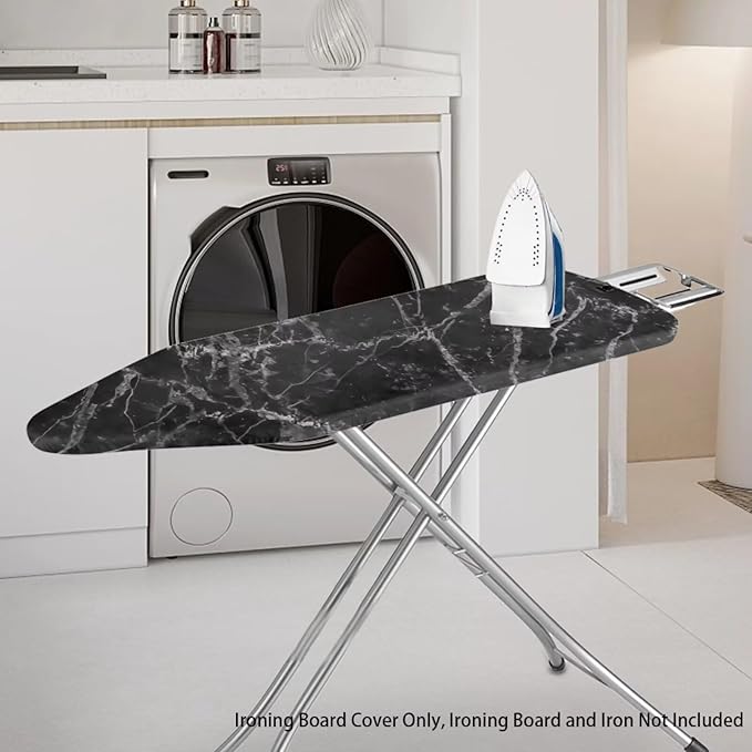 Black Marble Printed Ironing Board Cover 15X54“ - Image 2