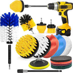 15Pcs Drill Brush Attachment Set, Drill Scrubber Brush Kit Include Soft Drill by chicarry