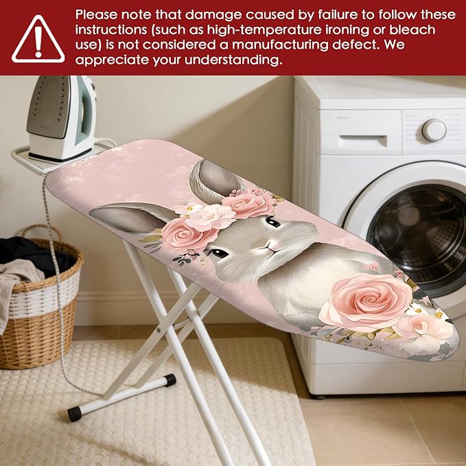 Nuxovilar Ironing Board Cover Needle Cotton 15x54 Inches | Ironing Board Cover - Image 7