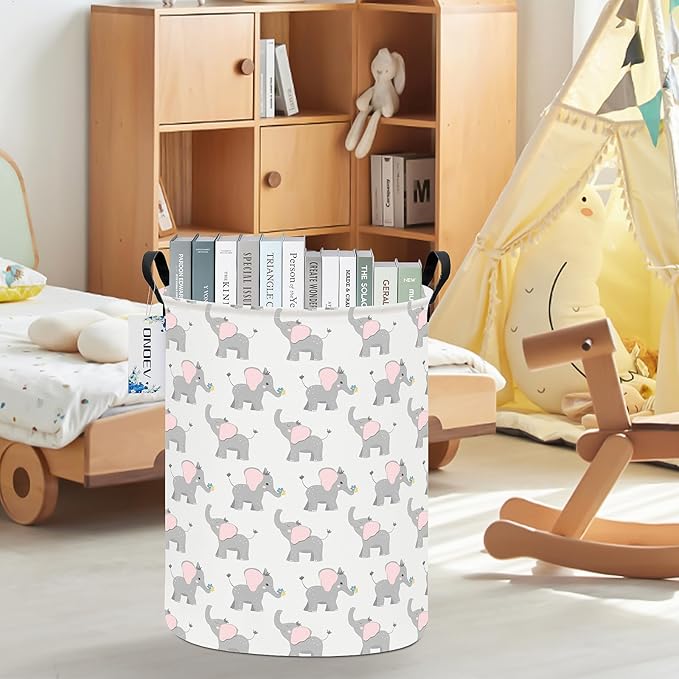Round waterproof laundry basket, laundry Hampers - Image 5