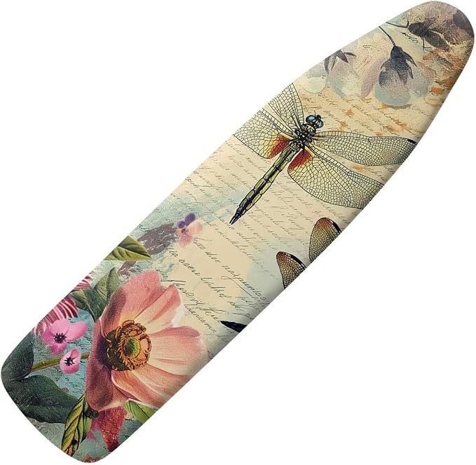 Dragonfly Ironing Board Cover and Pad 15x54 Inch, Iron Board Cover by Hinthetall