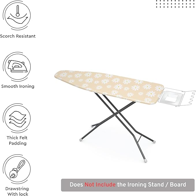 Encasa XO Ironing Board Cover and Pad 54"x18" - Image 3