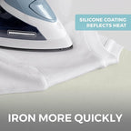 HOME GENIE Ironing Board Cover, Extra Thick Padding, Scorch Resistant Silicone - Image 2