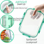 C CREST [10-Pack Glass Food Storage Containers, Meal Prep Containers - Image 3