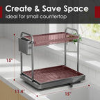 2-Tier Dish Drying Rack - Image 2