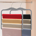Closet Organizers and Storage, Pants Hangers Space Saving, Velvet Hanger by JUUBAOOPN