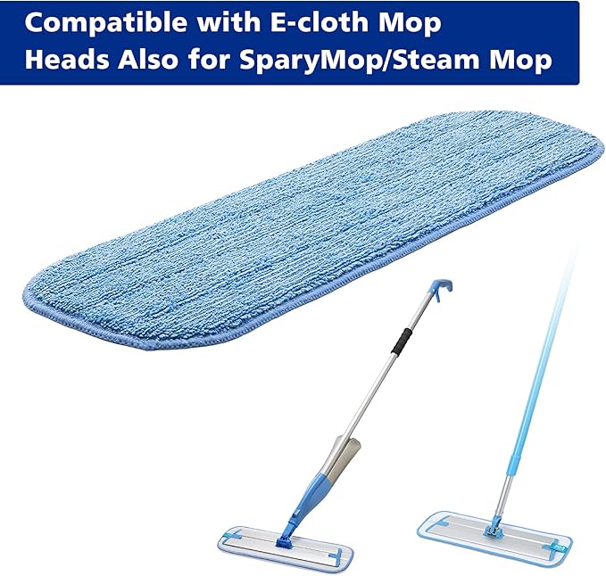 Replacement Washable Microfiber Absorbing Mop Head - Image 2