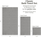 GILDEN TREE Waffle Towel Set Quick Dry Thin | 2 Bath Towels | 2 Hand Towels | 2 - Image 8