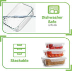 HOMBERKING Glass Food Storage Containers - Image 5