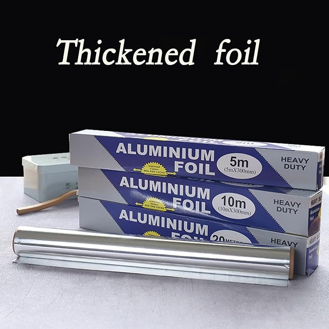 5-Pack Heavy Duty Grilling Aluminum Foil ， Baking Foil Paper, Sheets - Image 3