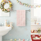 Artoid Mode 1 Pc Pink 3D Rabbit Jacquard Easter Hand Towels - Image 2