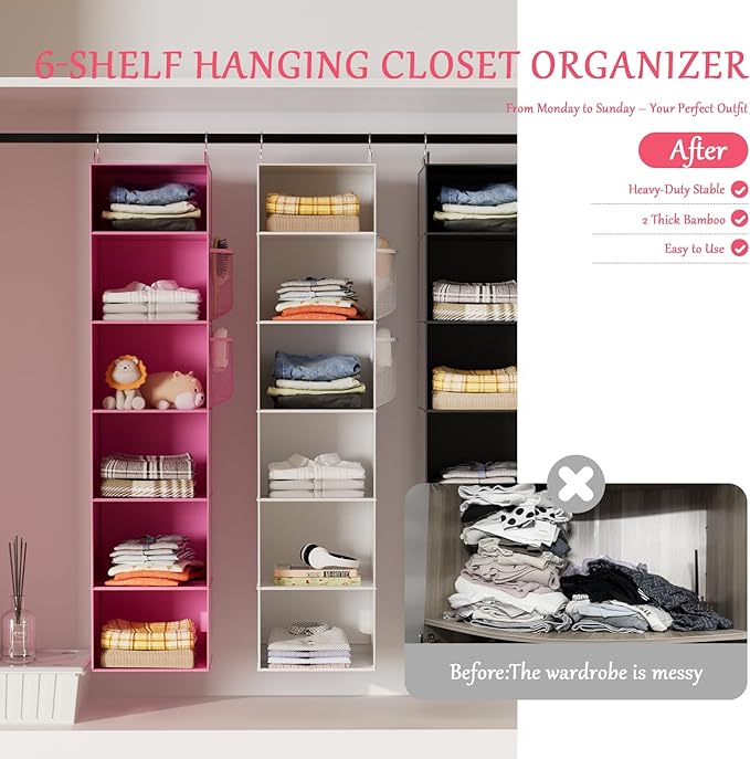 VERONLY Hanging Closet Organizer and Storage - Image 6