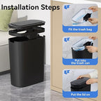 5 Gallon Bathroom Automatic Trash Can - Image 7