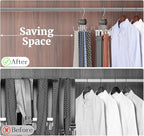 Belt Hanger, Belt Organizer for Closet, Rotatable Tie Rack, Belt Holder - Image 2