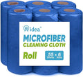 AIDEA Microfiber Cleaning Cloth 330 Sheets 6 Roll, Microfiber Towels by AIDEAHOME