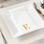Luxenap 15.8 X 7.9 Inch Linen-Feel Guest Towels, 50 Lettered Hand Towels - Image 4
