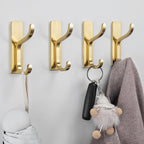 niffgaff Wall Hooks for Coat and Towel: 13lb Adhesive Door Hanger Stick On - Image 2