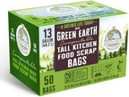 Green Earth Compostable Tall Kitchen Food Scrap Trash Bags, Compost Bin - Image 3