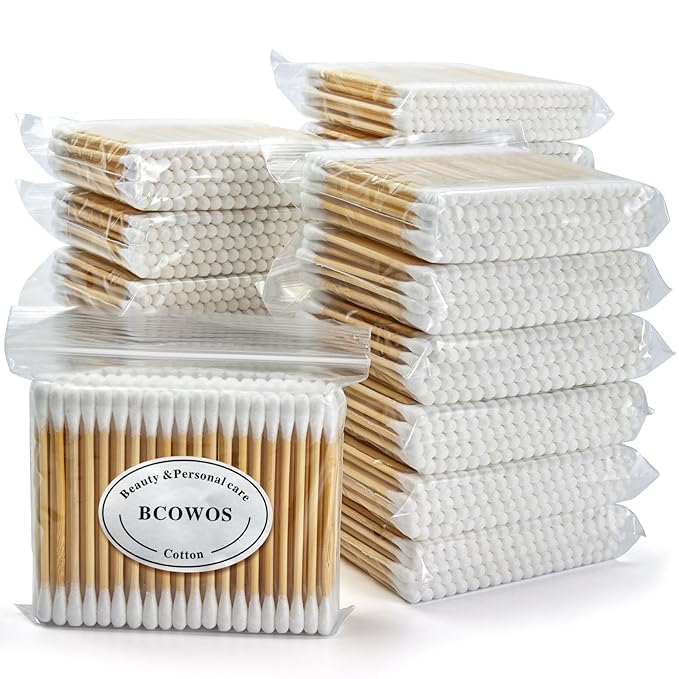 Bamboo Cotton Swabs 2000ct, 3 inch Double Tips Cotton Swabs - Image 7