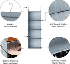 YOUDENOVA Hanging Closet Organizer, 4-Shelf Closet Hanging Shelves - Image 4