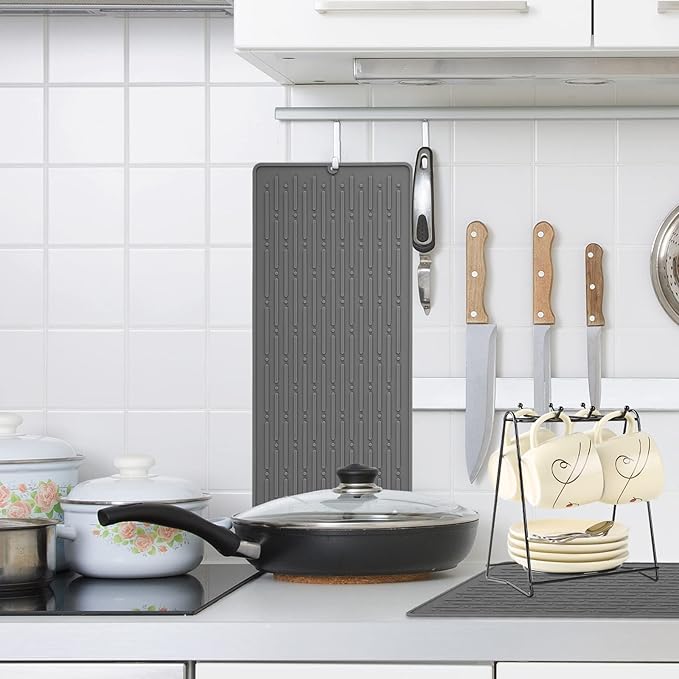Dish Drying Mats, Heat-resistant Silicone Mat - Image 7