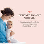 Organyc Hospital Postpartum Pads, 100% Certified Organic Cotton Inside and Out - Image 3