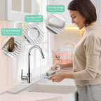 Stone Faucet Mat for Kitchen Sink, Diatomite Drying Stone Tray & Sink Protector - Image 2