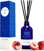 Reed Diffuser Set, Velvet Peach Scent Fragrance Oil Diffuser, Reed Diffusers by Xcleen