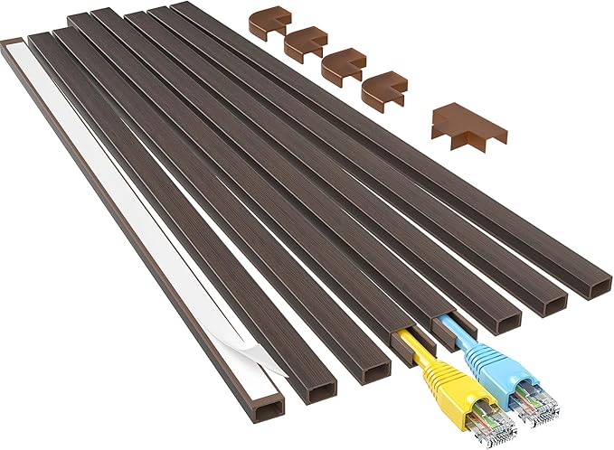 Yecaye Cord Hider, 113in Cord Covers by Yecaye
