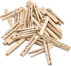100pcs Clothes Pins Wood - Image 7