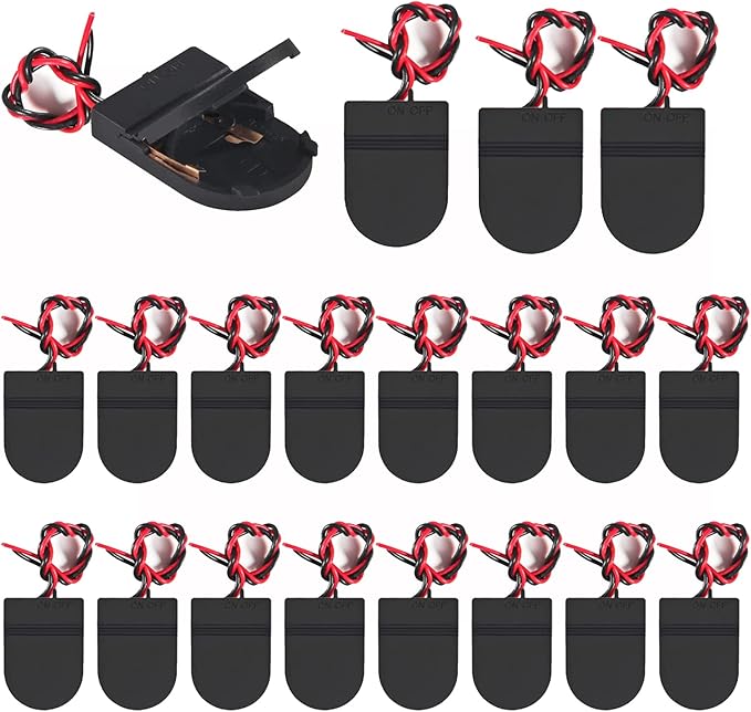 20pcs CR2032 Battery Holder Coin Cell Battery Holders 1x CR2032 Battery Holder by AEDIKO