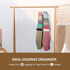 ZEDODIER Legging Organizer for Closet, 2 Pack Rotatable Yoga Pants Hanger for - Image 4