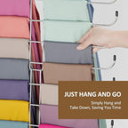 ZEDODIER Legging Organizer for Closet, 2 Pack Rotatable Yoga Pants Hanger for - Image 6