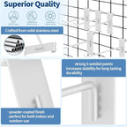 20Pcs Gridwall Hooks, Metal Grid Panel Hanging Peg Hooks, Grid Wall Accessory - Image 3