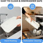 Silicone Dish Drying Mat for Kitchen Counter, Upgraded Extra Thick 1.1” - Image 5