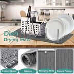 Dish Drying Mats, Heat-resistant Silicone Mat - Image 3