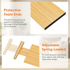 Lifewit 6" High 8 Pack Bamboo Drawer Dividers 33-42cm/13-16.5" Adjustable - Image 5
