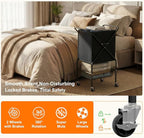 Laundry Basket with Wheels:88L Rolling Laundry Cart Foldable Metal Frame Dirty - Image 8