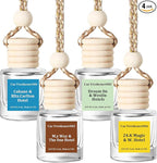 HoogaLife Car Air Freshener Diffuser 4 Pack Hanging Car Freshener by HoogaLife