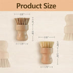 Wooden Dish Scrub Brush - Image 3