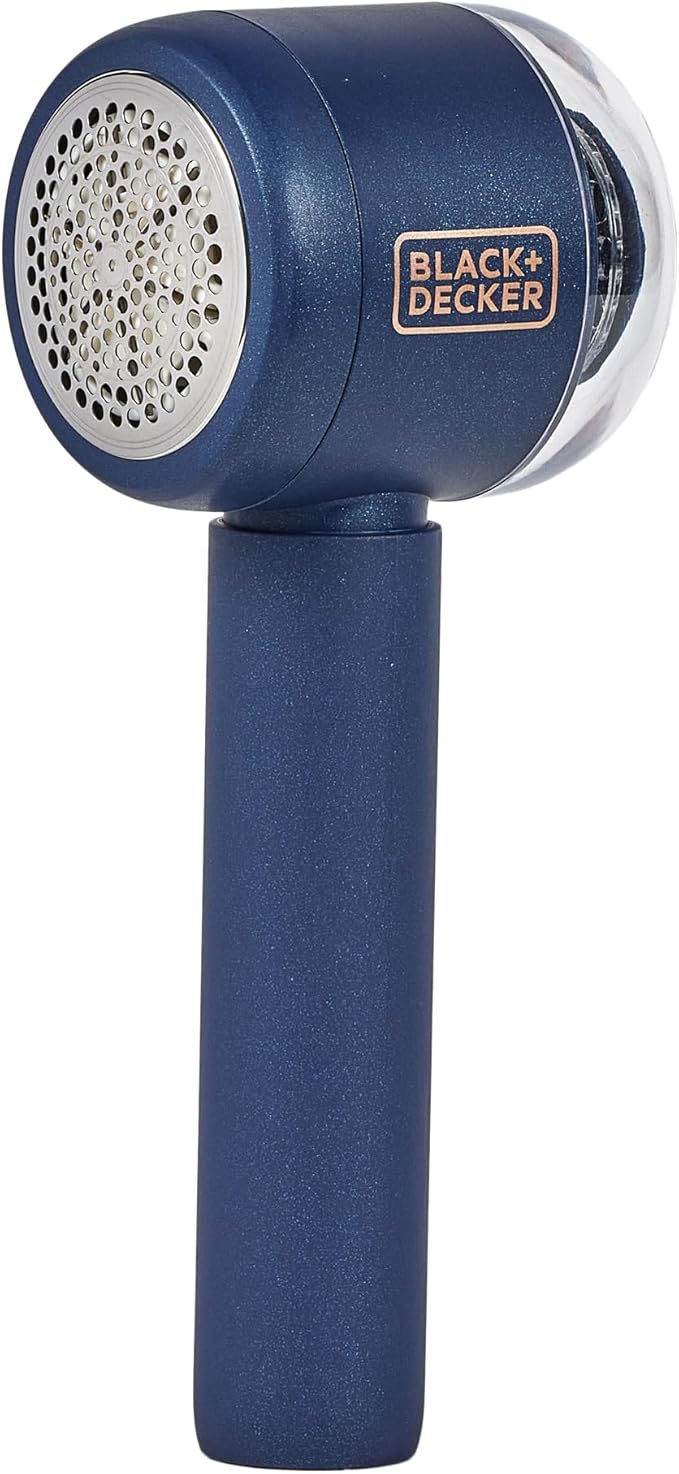 BLACK+DECKER Rechargeable USB-C Fabric & Garment Shaver – Large Capacity Lint by BLACKDECKER