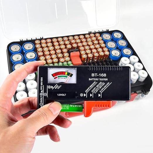 Double-Sided Battery Storage Organizer Case - Image 5
