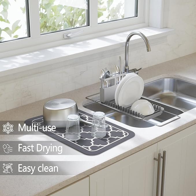 Dish Drying Mat for Kitchen Counter - Image 2